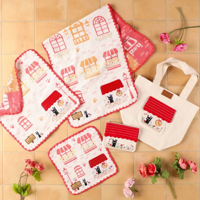 Maison Ghibli Sacs|Sacoche Jiji Au milieu des fleurs - Kiki la petite sorcière