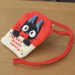 Maison Ghibli Sacs|Sacoche mascotte Jiji 17 x 12 cm - Kiki la petite sorcière