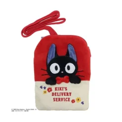 Maison Ghibli Sacs|Sacoche mascotte Jiji 17 x 12 cm - Kiki la petite sorcière