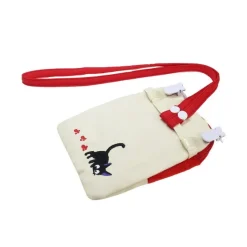 Maison Ghibli Sacs|Sacoche mascotte Jiji 17 x 12 cm - Kiki la petite sorcière