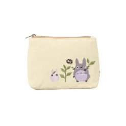 Maison Ghibli Sacs|Sacoche Totoro Gris et Blanc Prairie 11 x 15 cm - Mon Voisin Totoro
