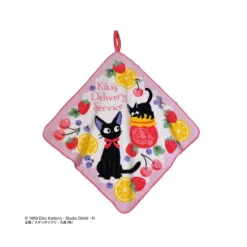 Maison Ghibli Linge De Maison|Serviette à passant Jiji Confitures fruits - Kiki la petite sorcière