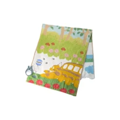 Maison Ghibli Linge De Maison|Serviette Chatbus en Chemin 34x80 cm - Mon Voisin Totoro