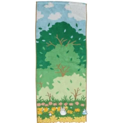 Maison Ghibli Linge De Maison|Serviette Course Totoro bleu & blanc 34x80 cm - Mon Voisin Totoro