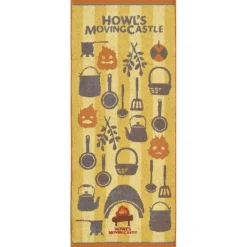 Maison Ghibli Linge De Maison|Serviette Cuisine de Calcifer 34x80 cm - Le Château ambulant