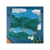 Maison Ghibli Linge De Maison|Serviette de bain Sous la lune 60 x 120 cm - Mon Voisin Totoro