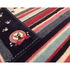Maison Ghibli Linge De Maison|Serviette Empreintes Pattes Jiji 34x80 cm - Kiki la petite sorcière