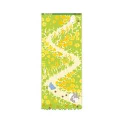 Maison Ghibli Linge De Maison|Serviette Fleurs Jaunes 34x80cm - Mon voisin Totoro