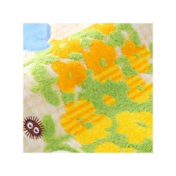 Maison Ghibli Linge De Maison|Serviette Fleurs Jaunes 34x80cm - Mon voisin Totoro