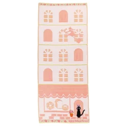Maison Ghibli Linge De Maison|Serviette Jiji Coin de rue 34x80 cm - Kiki la petite sorcière
