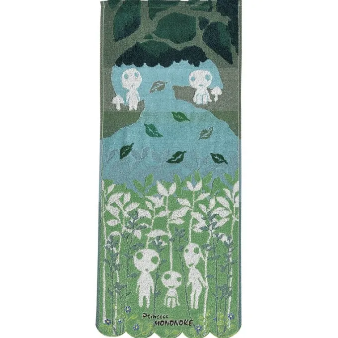 Maison Ghibli Linge De Maison|Serviette Kodama 34x80 cm - Princesse Mononoké