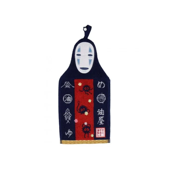 Maison Ghibli Linge De Maison|Serviette mascotte No Face 20x41,5 cm - Le Voyage de Chihiro