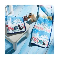 Maison Ghibli Linge De Maison|Serviette Rues de Paris 34x80 cm - Kiki la petite sorcière