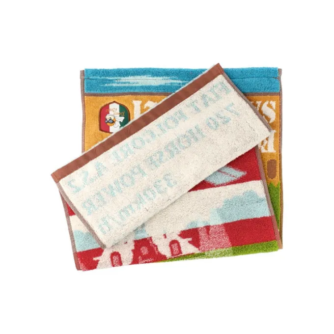 Maison Ghibli Linge De Maison|Serviette Savoia S.21 34x80 cm - Porco Rosso