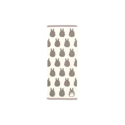 Maison Ghibli Linge De Maison|Serviette Silhouette Totoro Gris 33x80 cm - Mon Voisin Totoro