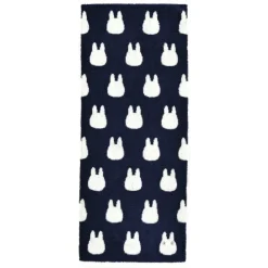 Maison Ghibli Linge De Maison|Serviette Silhouette Totoro Blanc 33x80 cm - Mon Voisin Totoro