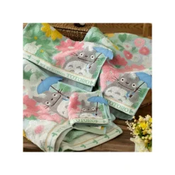 Maison Ghibli Linge De Maison|Serviette Totoro Champs de Fleurs 34x80 cm - Mon Voisin Totoro