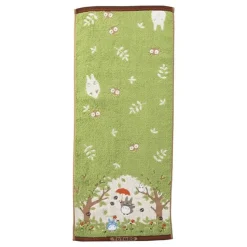 Maison Ghibli Linge De Maison|Serviette Totoro Dans le Bosquet 34x80 cm - Mon Voisin Totoro