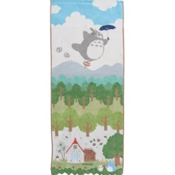 Maison Ghibli Linge De Maison|Serviette Totoro dans le ciel 34x80 cm - Mon Voisin Totoro