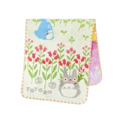 Maison Ghibli Linge De Maison|Serviette Totoro Fleurs Sauvages 34x80 cm - Mon Voisin Totoro