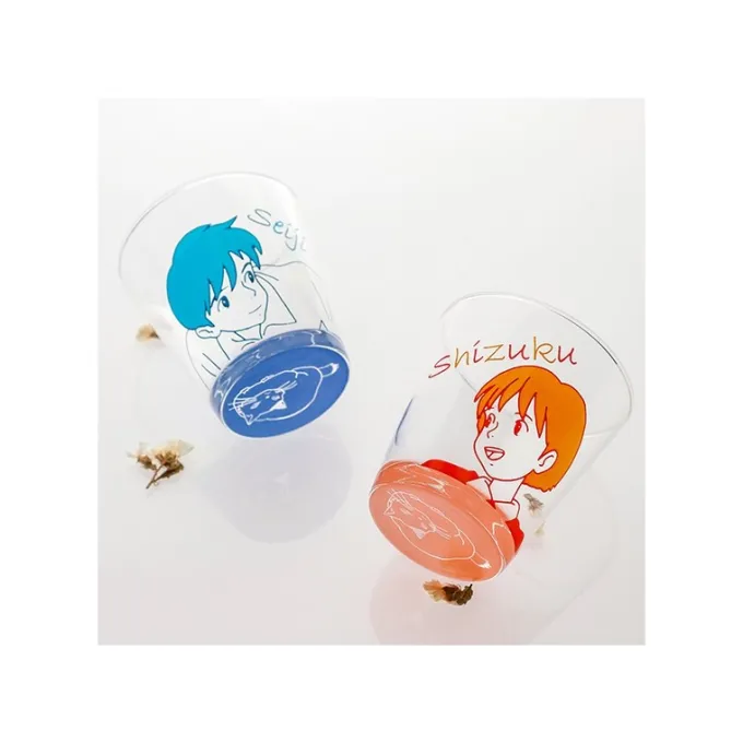 Maison Ghibli Cuisine Et Table|Set 2 Verres Shizuku & Seiji - Si tu tends l'oreille