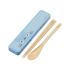 Maison Ghibli Cuisine Et Table|Set Baguettes Et Cuillère Totoro Bleu - Mon Voisin Totoro