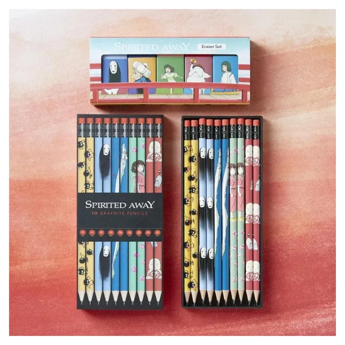 Maison Ghibli Petit Matériel|Set de gommes - Le Voyage de Chihiro