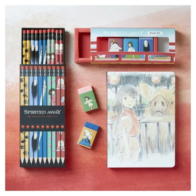 Maison Ghibli Petit Matériel|Set de gommes - Le Voyage de Chihiro