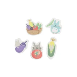 Maison Ghibli Petit Matériel|Set de stickers Break Time Légumes - Mon Voisin Totoro