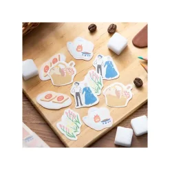 Maison Ghibli Petit Matériel|Set de stickers Break Time Fleurs - Le Château ambulant