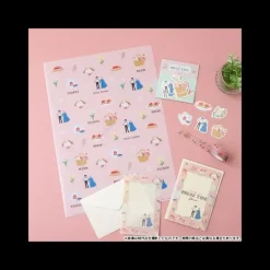 Maison Ghibli Petit Matériel|Set de stickers Break Time Fleurs - Le Château ambulant