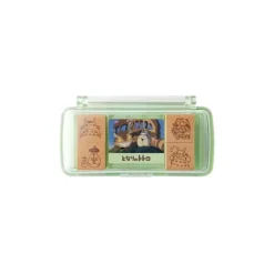 Maison Ghibli Petit Matériel|Set de Tampons Vert Totoro & Chatbus - Mon Voisin Totoro