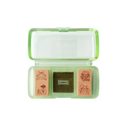 Maison Ghibli Petit Matériel|Set de Tampons Vert Totoro & Chatbus - Mon Voisin Totoro