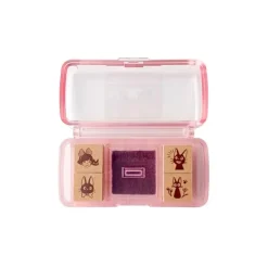 Maison Ghibli Petit Matériel|Set de Tampons Violet Kiki & Jiji - Kiki la petite sorcière