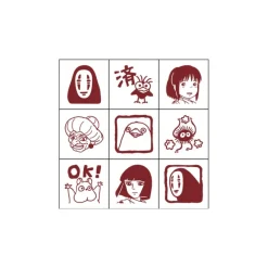 Maison Ghibli Petit Matériel|Set tampons personnages - Le Voyage de Chihiro