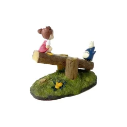 Maison Ghibli Statues|Statue Balancoire Mei Et Totoro Bleu Et Blanc  - Mon Voisin Totoro