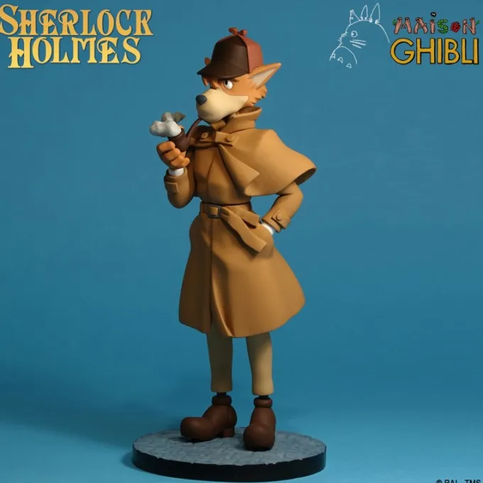 Maison Ghibli Éditions Limitées|Statue SHERLOCK HOLMES - Semic Animation Collection