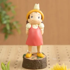 Maison Ghibli Décoration|Statue Soliflore Mei & Totoro Blanc - Mon Voisin Totoro