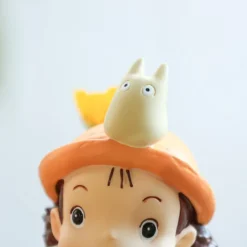 Maison Ghibli Décoration|Statue Soliflore Mei & Totoro Blanc - Mon Voisin Totoro
