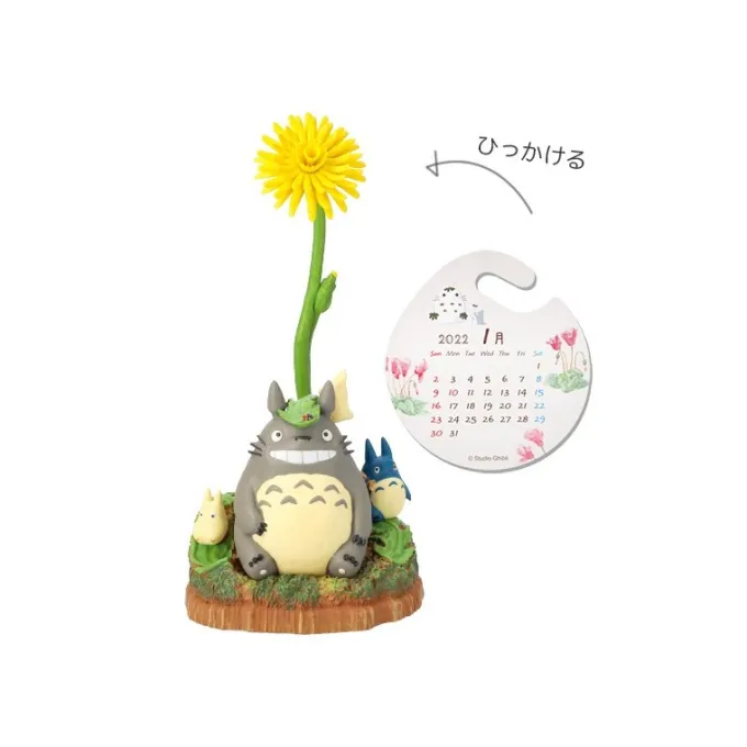 Maison Ghibli Statues|Statue Totoro et ses amis sous un pissenlit - Mon Voisin Totoro