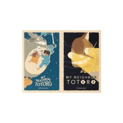 Maison Ghibli Petit Matériel|Stickers rétro Chatbus & Totoro Volant - Mon Voisin Totoro