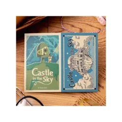 Maison Ghibli Petit Matériel|Stickers rétro Robot & Château Laputa - Le Château dans le ciel