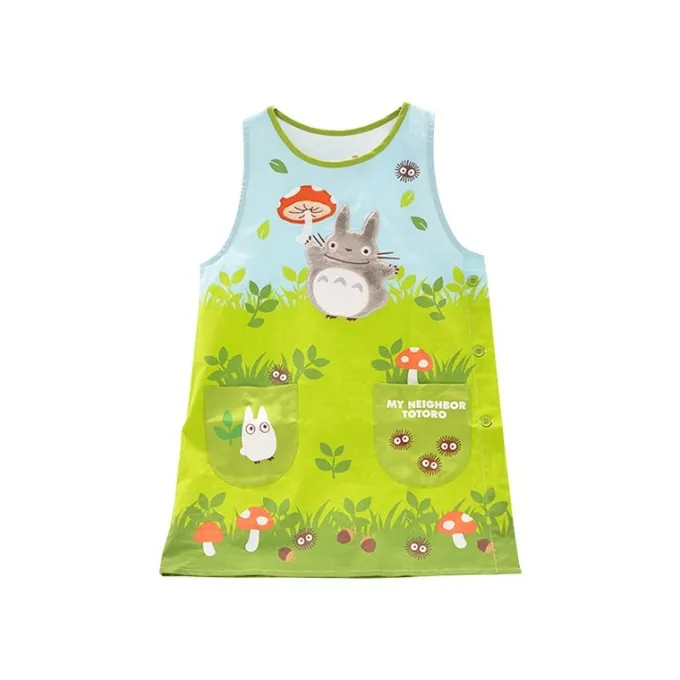 Maison Ghibli Cuisine Et Table|Tablier Totoro Champignons 84 x 61,5 cm - Mon Voisin Totoro
