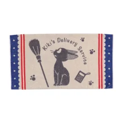 Maison Ghibli Linge De Maison|Taie d'oreiller Jiji Balai - Kiki la petite sorcière