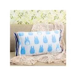 Maison Ghibli Linge De Maison|Taie d'oreiller Silhouette Totoro Bleu - Mon Voisin Totoro
