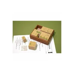 Maison Ghibli Petit Matériel|Tampons en Bois Totoro et Chatbus Version Verte - Mon Voisin Totoro