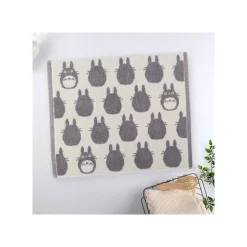 Maison Ghibli Linge De Maison|Tapis de Bain Silhouette Totoro Gris 50x60 cm - Mon Voisin Totoro
