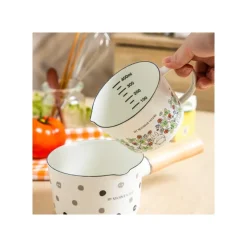 Maison Ghibli Cuisine Et Table|Tasse à mesurer émail Noiraudes 450ml - Mon Voisin Totoro
