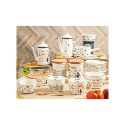 Maison Ghibli Cuisine Et Table|Tasse à mesurer émail Viennoiseries 450ml - Kiki la petite sorcière