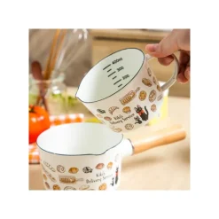 Maison Ghibli Cuisine Et Table|Tasse à mesurer émail Viennoiseries 450ml - Kiki la petite sorcière